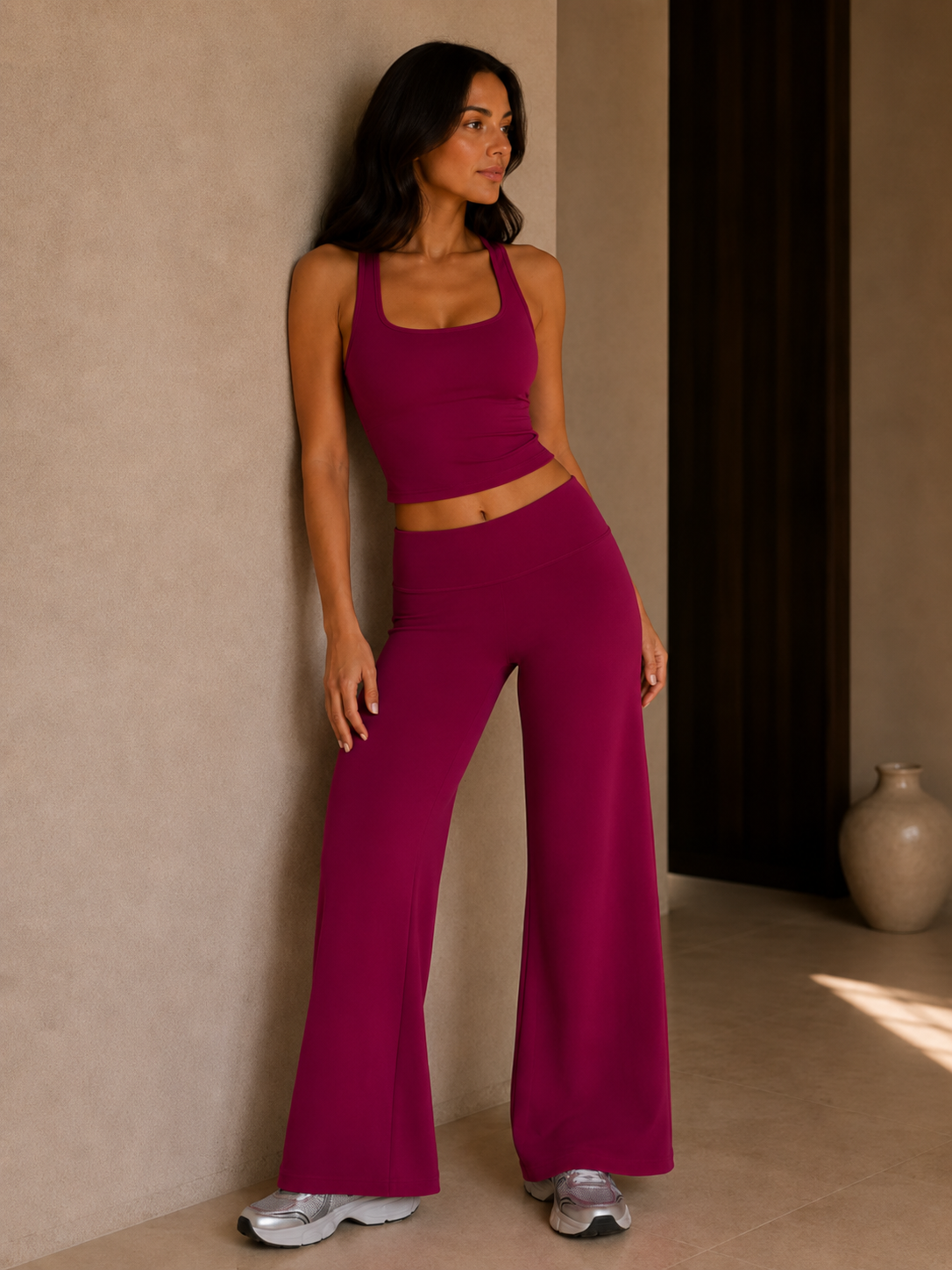 Pantalon fuselé taille basse